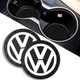 Коврик антискользящий в подстаканник с логотипом VOLKSWAGEN (2 шт) - изображение 1