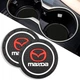 Коврик антискользящий в подстаканник с логотипом MAZDA (2 шт) - изображение 1