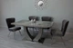 Стол обеденный Concord Grey gloss ceramic C20+L05 160*90 Евродом T-904 - изображение 4
