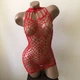 Жіноча пеньюар-сітка сексуальна еротична білизна Sexy One Size червоний (5-160) - зображення 6