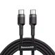 Кабель Baseus Fast Charging Cable USB Type-C 2m 100W Black - изображение 1
