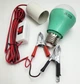 Светодиодная LED лампа 12V 5W лампочка съемная с патроном E27 кемпинговая на проводе с зажимами (крокодилами) и выключателем - изображение 3
