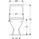 Унитаз-компакт KOLO MODO L39003 с бачком и сиденьем дюропласт Soft Close - изображение 3
