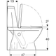 Унитаз-компакт KOLO MODO L39004 с бачком и сиденьем дюропласт Soft Close - изображение 4