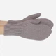 Варежки женские вязаные Malisa Умка 12-6010-DM-121 One Size Пепел - изображение 2