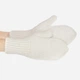 Варежки женские вязаные Malisa Умка 12-6010-DM-95 One Size Молочные - изображение 2