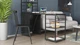 Стол-тумба трансформер Смарт 3/1 с этажеркой Ferrum-decor 1430x1450x500 Черный металл ДСП Сосна Кембра 16 мм (SMART302) - изображение 9