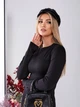 Жіноча тепла довга сукня в рубчик Uaclothes 42-44 Чорний (like25970-61721349) - зображення 4