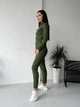 Жіночий костюм на бликавці (кофта + брюки) Uaclothes 42-44 Хакі (like26303-65061349) - изображение 4