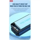 Повербанк XO PR189 (30000mAh 2USB 22.5W QC3.0, Type-C PD 20W / In: micro-USB, Type-C 18W ) с LED индикатором, Black - изображение 4