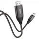 Адаптер перехідник Hoco UA16 4K Type-C to HDMI 2m темно-сріблястий - зображення 1
