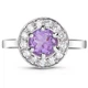 Серебряное кольцо с аметистом Луна ПДК37АМ 19.5р. - изображение 2