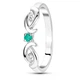 Серебряное кольцо с изумрудом Парадиз К2121И 15р. - изображение 1