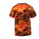 Футболка армійська тактика камуфляжна ROTHCO USA Orange Camouflage L - зображення 3