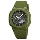 Чоловічий годинник Skmei 2091AGWT Army Green White - зображення 1