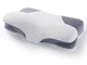 Подушка ортопедична Memory foam 59х39х14 сіра - зображення 1