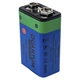 Аккумулятор литий-ионный Quantum 4O0mAh, крона 9V с зарядкой USB - изображение 6