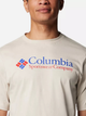 Футболка бавовняна чоловіча Columbia CSC Basic Logo Short Sleeve 1680053279 S Молочна (195981532166) - зображення 4