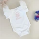 Крестильная одежда для девочки Family Tradition интерлок сетка с флоком белый Снежинка - изображение 2