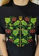 Футболка вишиванка чорна вишита орнаментом дуб-калина 2XL 01400 -2XL - изображение 3