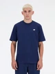 Футболка хлопковая длинная мужская New Balance Small Logo MT41509NNY S Синяя (196941810751) - изображение 1