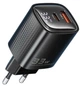 Зарядное устройство Блок питания для телефона Toocki XR04 33W PD Quick 4,0 Fast Charge Блок быстрая зарядка для Samsung, iPhone, Xiaomi, Redmi, Huawei, Realme Black - изображение 1