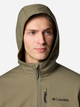 Kurtka wiatrówka męska Columbia Ascender II Hooded Softshell Jacket 2090454397 M Oliwkowa (195981097085) - obraz 4