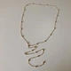 Тонке кольє-краватка «Silver Dew» з делікатними металевими кульками Honey Fashion Accessories золотистий (120198) - зображення 4