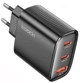 Зарядное устройство Блок питания для телефона Toocki XR05 40W PD Quick Charge 4,0 Блок быстрая зарядка для Samsung, iPhone, Xiaomi, Redmi, Huawei, Realme Black - изображение 1