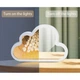 Настільна лампа нескінченне дзеркало "Тюльпани в хмаринці" LED night lamp CLOUD, біла - зображення 4