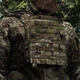 Плитоноска улучшенная (PRO) Ukrarmor под бронеплиты 25х30 см. Мультикам M-XXL - изображение 2