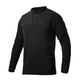 Флисовая тактическая кофта Ukrarmor Garrison Fleece Black. Temperature control, polyester M - изображение 1