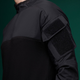 Тактическая рубашка Core Ukrarmor Combat Shirt, длинный рукав, комбинированные материалы. Черный M - изображение 3