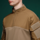 Тактическая рубашка Core Ukrarmor Combat Shirt, длинный рукав, комбинированные материалы. Койот. M - изображение 3