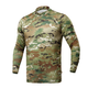 Рашгард тактический Raptor Ukrarmor Rashguard Multicam. Slim fit, полиэстер XL - изображение 1