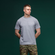 Футболка Basic Military Ukrarmor T-shirt. Cotton and Elastane, серый XL - изображение 2