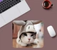 Коврик для компьютерной мышки Кот Кошка (21*26*2мм) Mouse мыши - изображение 6