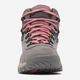 Женские ботинки низкие для треккинга Columbia Newton Ridge Plus Waterproof Amped 1718821009 37 (6US) Серый/Розовый (195981616620) - изображение 6