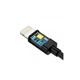 Дата кабель USB 2.0 AM to Lightning 1.8m 2.1A MFI Choetech (IP0027-BK)[17476] - изображение 4