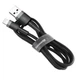 Кабель USB 2.0 AM to Lightning 0.5m Cafule 2.4A + Baseus (CALKLF-AG1)[16916] - зображення 1