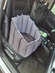 Автокрісло сумка-переноска автогамак лежак для собак тварин автомобільне перенесення знімний чохол на подушці 50 х 45 см Світло-сірий з Темно-сірим 2 - зображення 7