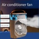 Настольный вентилятор Air Cooler Fan с USB LED подсветкой и увлажнителем воздуха Белый - изображение 9