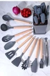 Набор кухонных принадлежностей 19 предметов Kitchen Set Серый - изображение 4