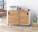 Тумба офісна LS-1200-830 біла Дуб Крафт золотий - зображення 2