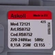 Помпа (насос) для пральної машини Askoll 49023062 25W T2121 (алюмінієва обмотка) - зображення 6