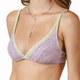 Бюстгальтер женский мягкая чашка из сеточки с кружевом Felisiya Lingerie Салатовый с сиреневым 2008-044c1566 S - изображение 1