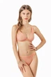 Комплект женский бюстгальтер с мягкой чашкой и стринги из сеточки Felisiya Lingerie Оранжевый 2007+221-1484c L - изображение 1