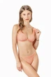 Комплект женский бюстгальтер с мягкой чашкой и стринги из сеточки Felisiya Lingerie Оранжевый 2007+221-1484c L - изображение 4