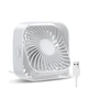 Портативный мини-вентилятор Topk K50 USB charging 360° rotating White - изображение 1