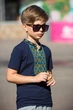 Вышиванка Kosar для мальчика 2-13 лет с коротким рукавом , 110, Темно-синий - изображение 3